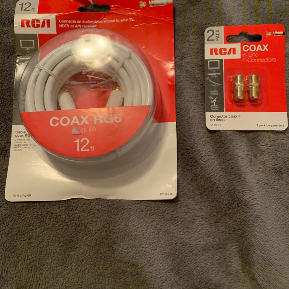 Coax cables and connectors